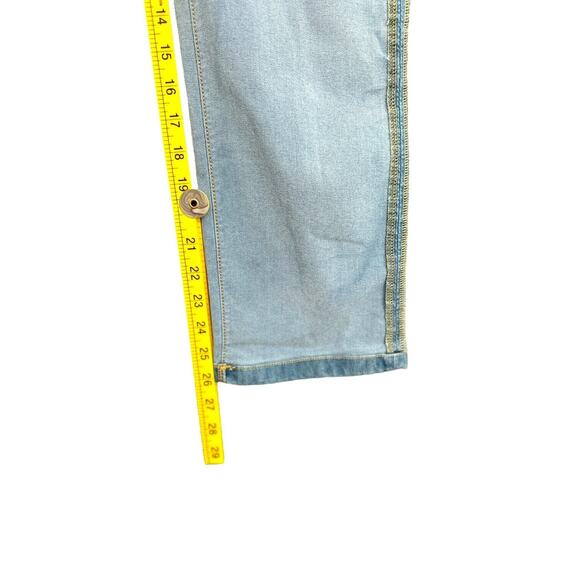 Blue Age Reverse Inside Out High-Waisted Button Fly Slim Fit Jeans Womens 7 - Picture 9 of 9